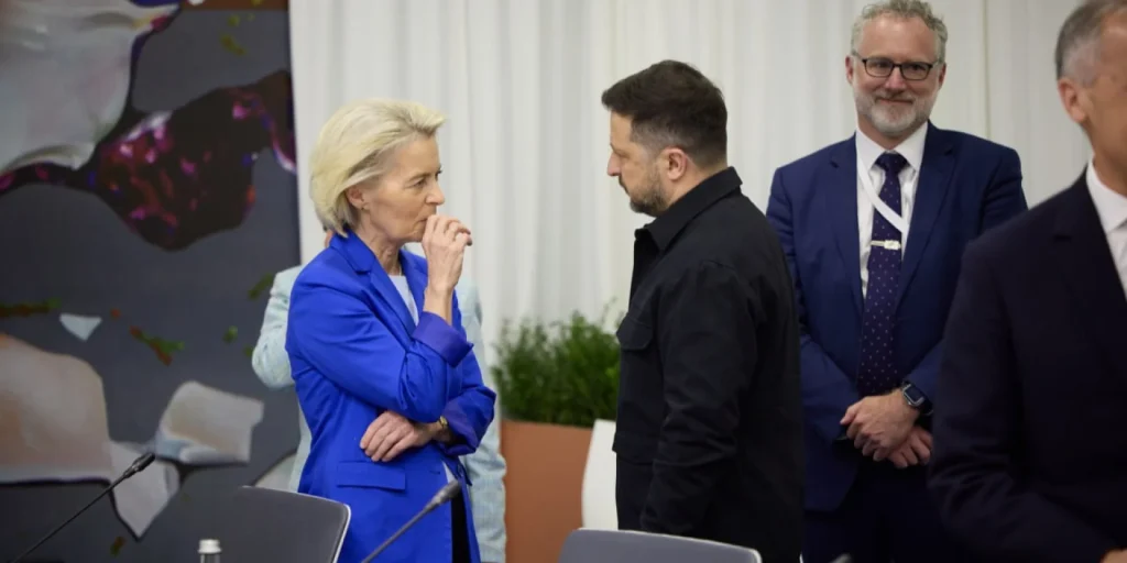 Спільне виробництво дронів. Зеленський під час зустрічі із фон дер Ляєн обговорив перший транш пакету допомоги від ЄС