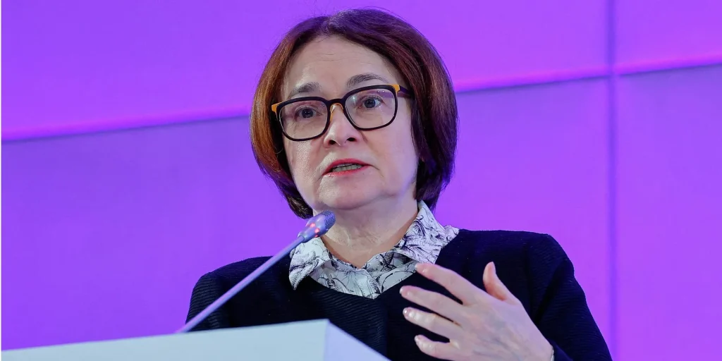У Росії голова Центробанку Набіулліна зникла з публічного простору: ЗМІ пишуть про можливу відставку